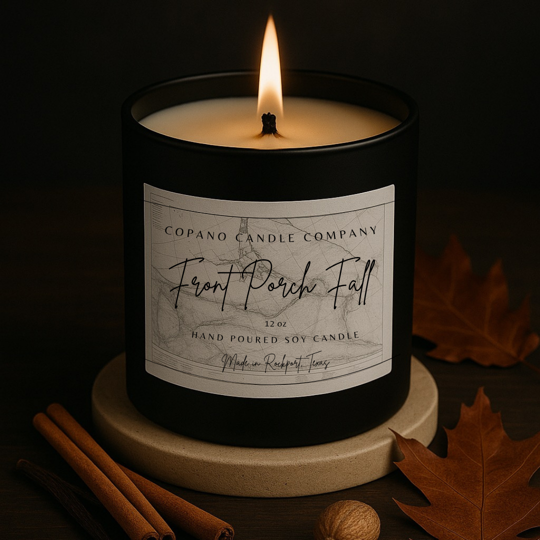 Front Porch Fall - 12oz Soy Wood Wick Candle
