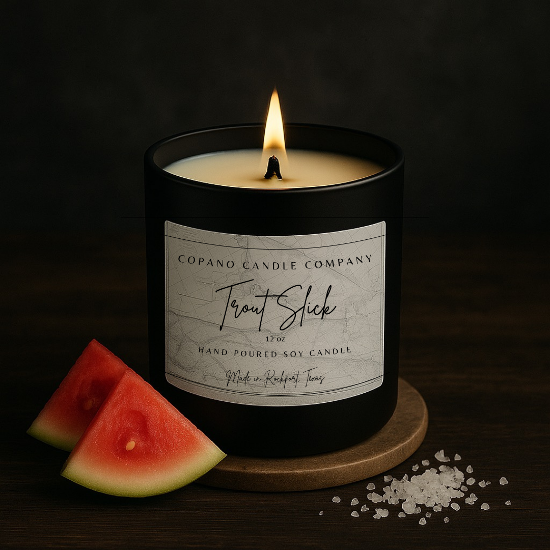 Trout Slick - 12oz Soy Wood Wick Candle