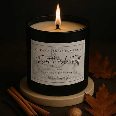 Front Porch Fall - 12oz Soy Wood Wick Candle
