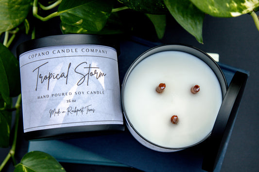 Tropical Storm - 16oz Soy Wood Wick Candle