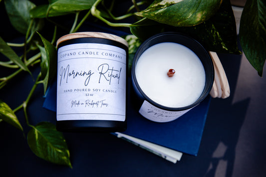 Morning Ritual - 12oz Soy Wood Wick Candle