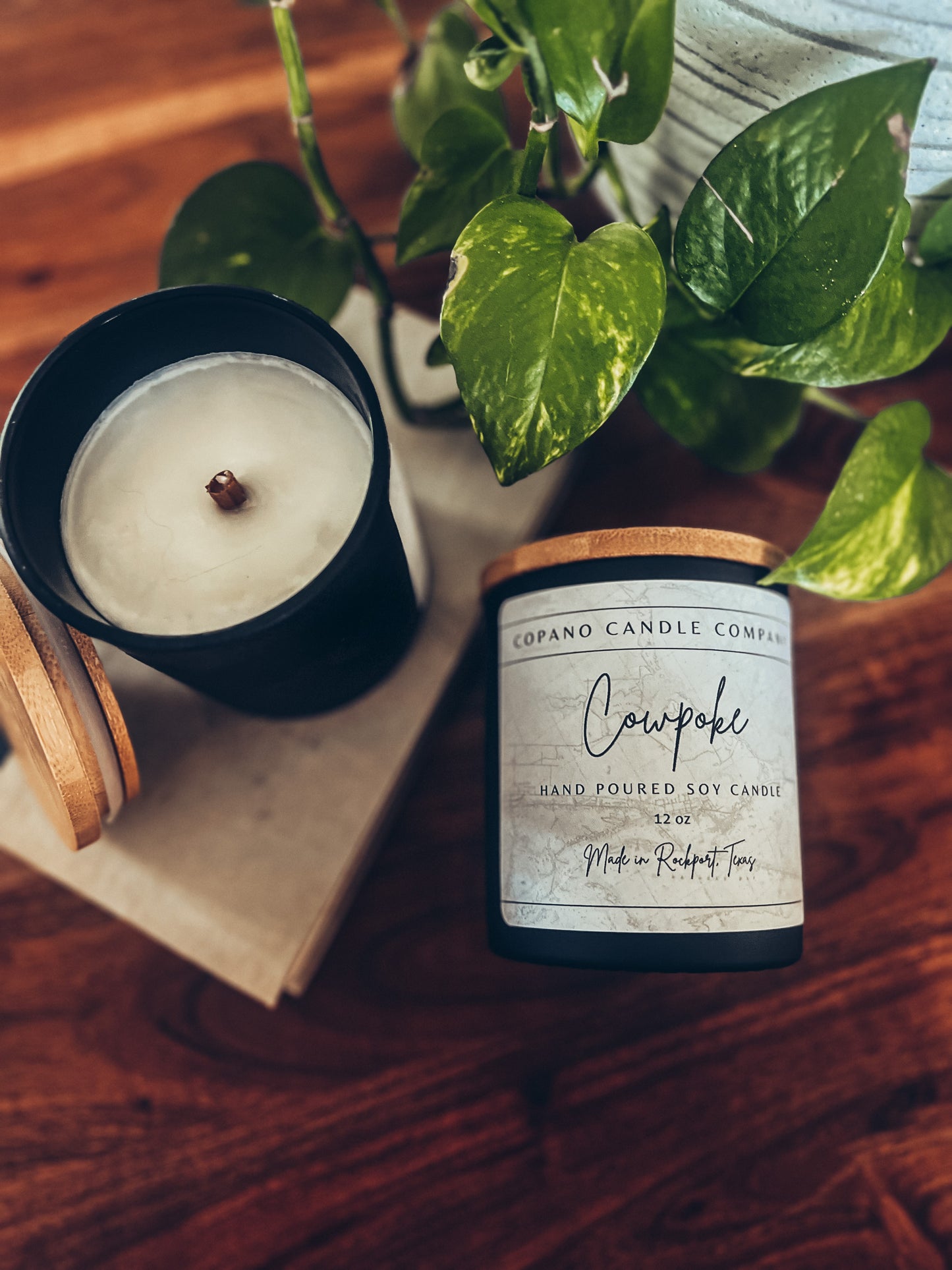 Cowpoke - Soy Wood Wick Candle