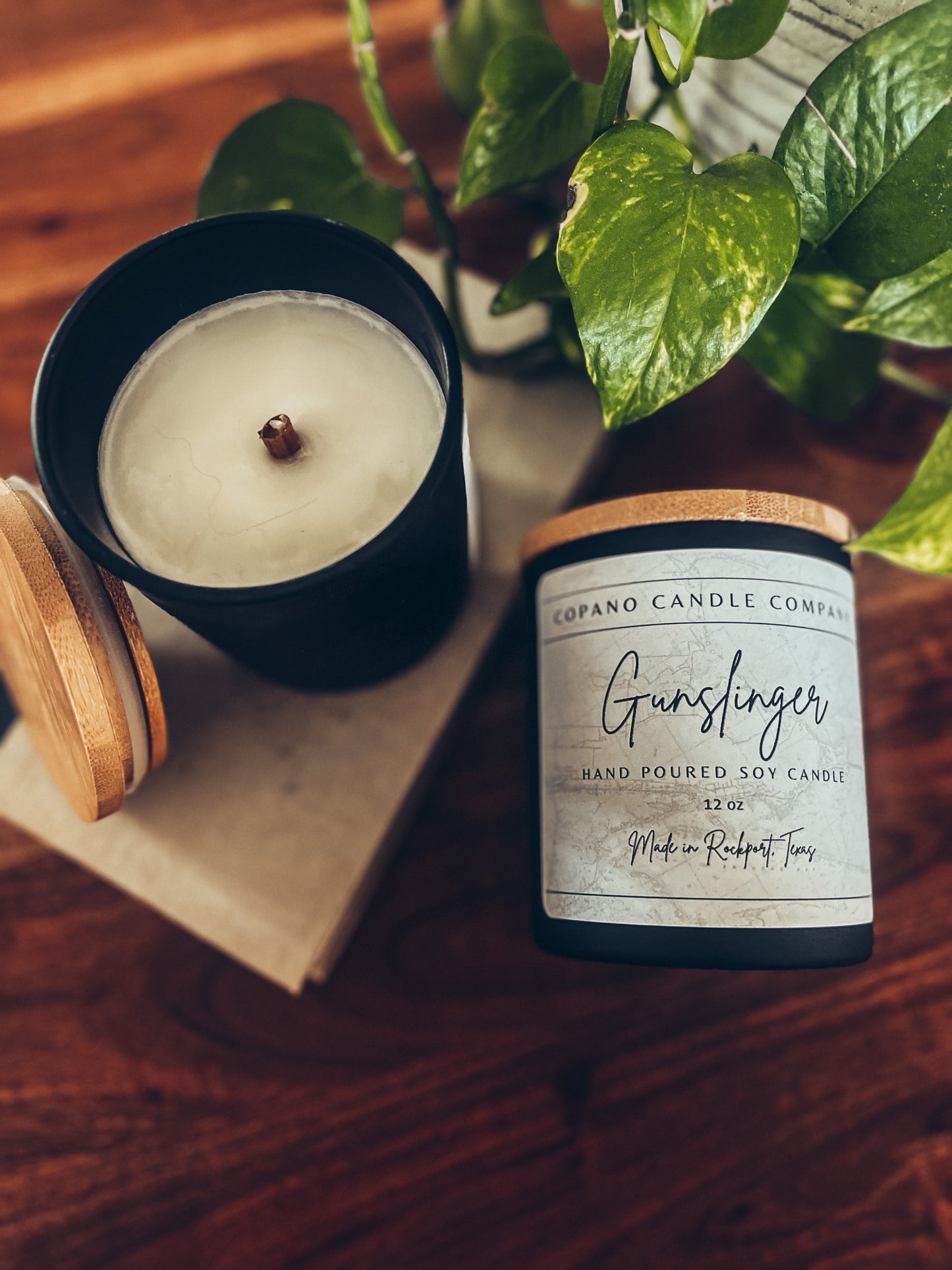 Gunslinger - Soy Wood Wick Candle